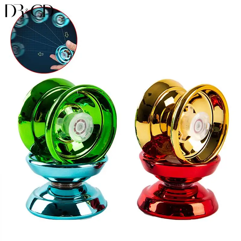 

1Pcs Alloy Yo-yo Automatic Sleep Gyroscope Metal Toy Yoyo With Finger Guards And Colored Ropes Child Toys