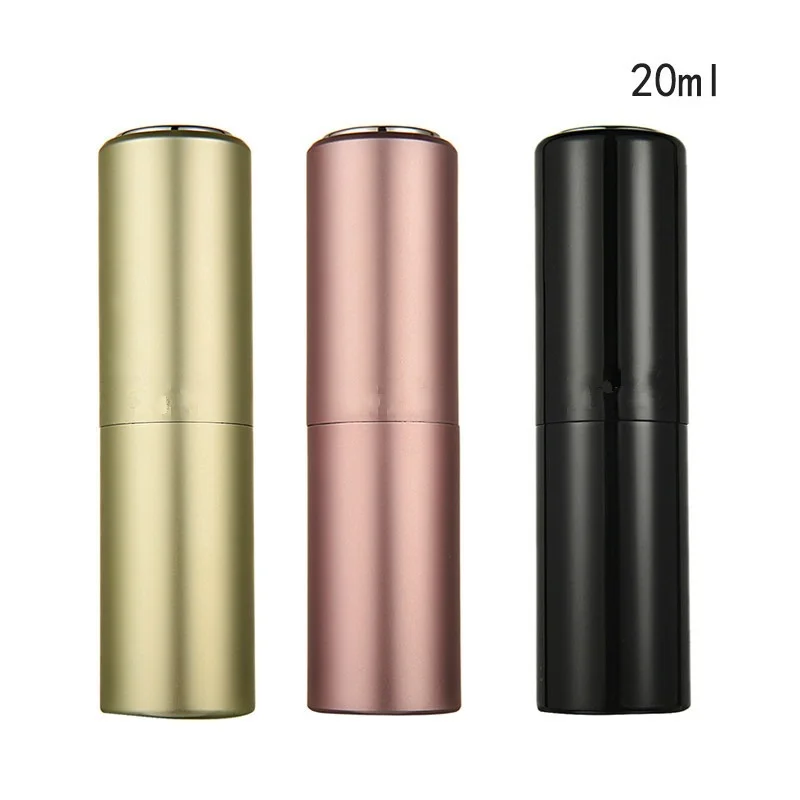 

Mini Portable New Spray Pump Bottle Rechargeable Scent Container Cosmetics with Atomizer Perfume Bottle Empty Travel 20ml