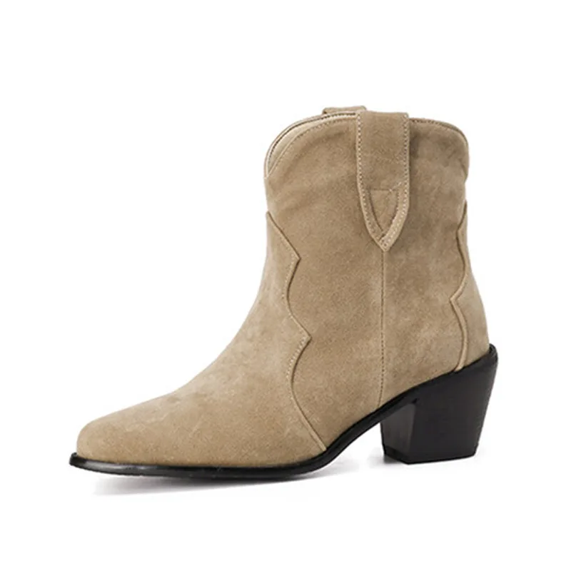 

Женские ботинки Осенняя обувь с круглым носком зимняя обувь на резиновой подошве на низком каблуке 2022 женские ботильоны большого размера р...