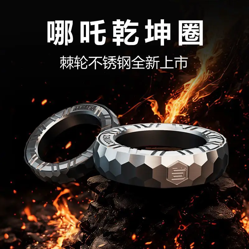 Фото Chaoting Nezha вокруг круга Qiankun EDC с храповым механизмом, трендовая ручка для карт №2