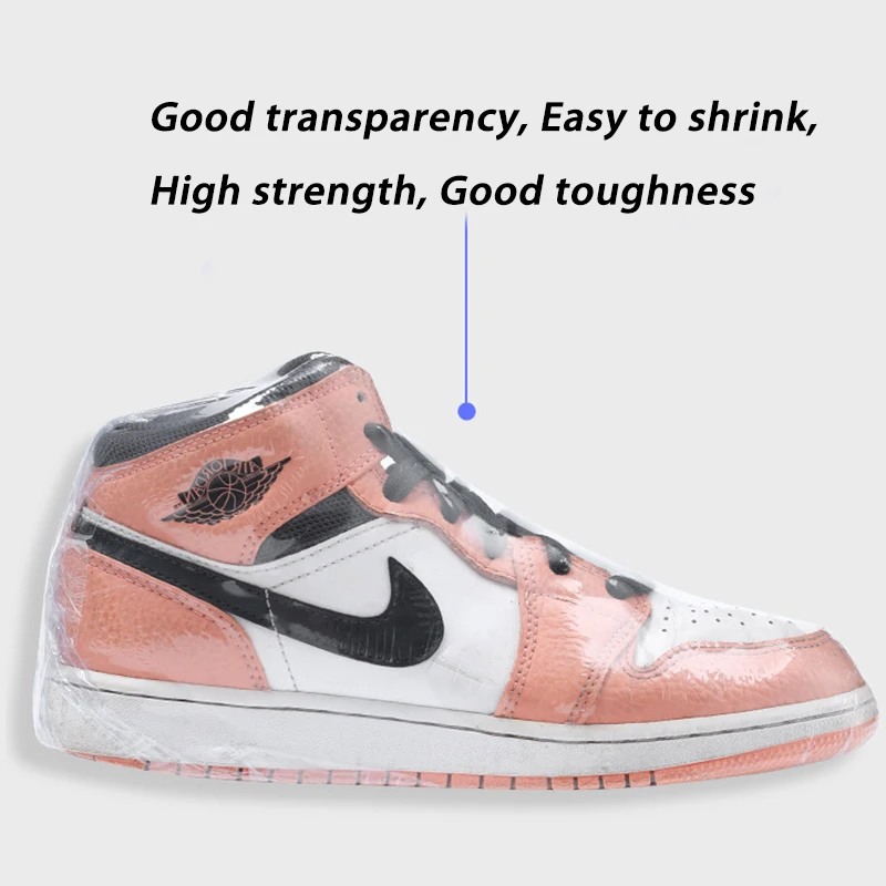 20pcs PVC Heat Shrink Film Wrap Retail Seal Packing Bag Clear Plastic Polybag Gift Cosmetics Packaging Pouch shoe Storage - купить по