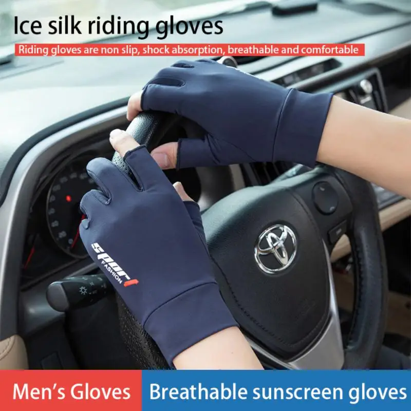 

Guantes Fitness Gloves Cycling Gloves For Men And Women Sun Protection Mtb Cycling Half Full Finger Anti-skid Breathable Mittens