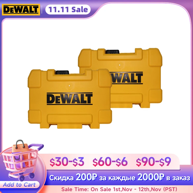 

DEWALT Parts Storage Tool Box Handy Original Power Tools Parts Screwdriver Accessory Drill Bit Box