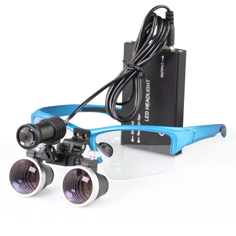 Медицинские магнитные хирургические увеличительные очки 2 5x/3 5x Лупа с 5 Вт