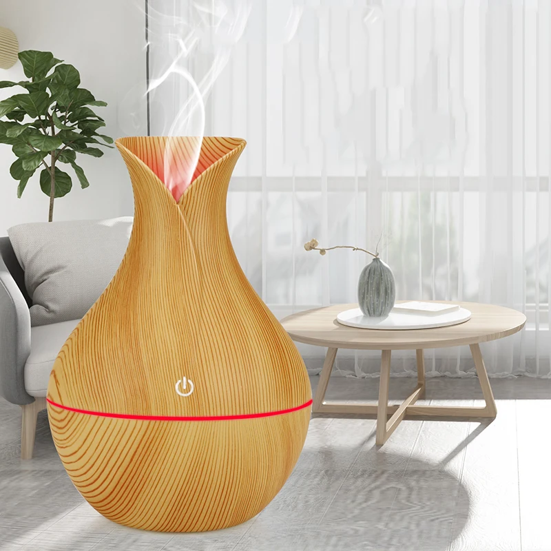 

Small vase Humidifier mist Aromatherapy humidifiers diffusers portable USB car air freshener Home essentials mist maker130ml