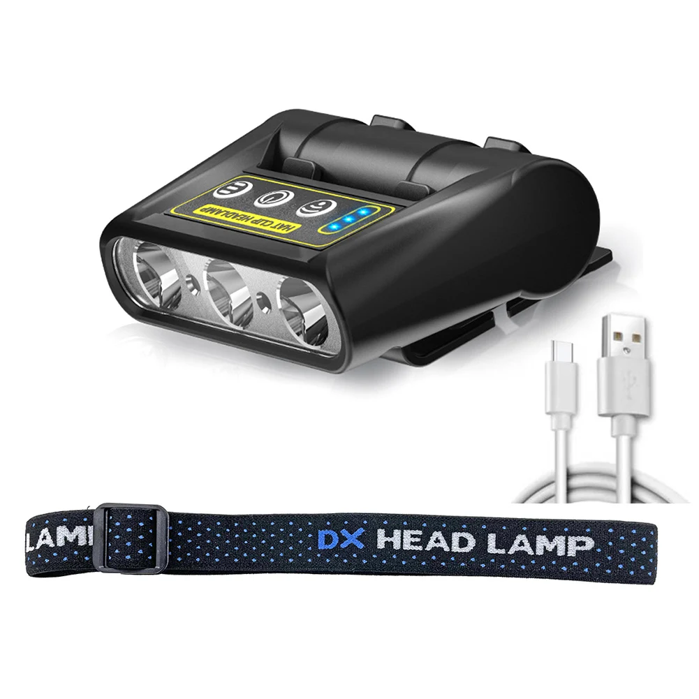 

Rechargeable Headlight Induction Clip Cap Lamp Super Bright LED Flashlight Waterproof Night Fishing Camping Light Outdoorproduct