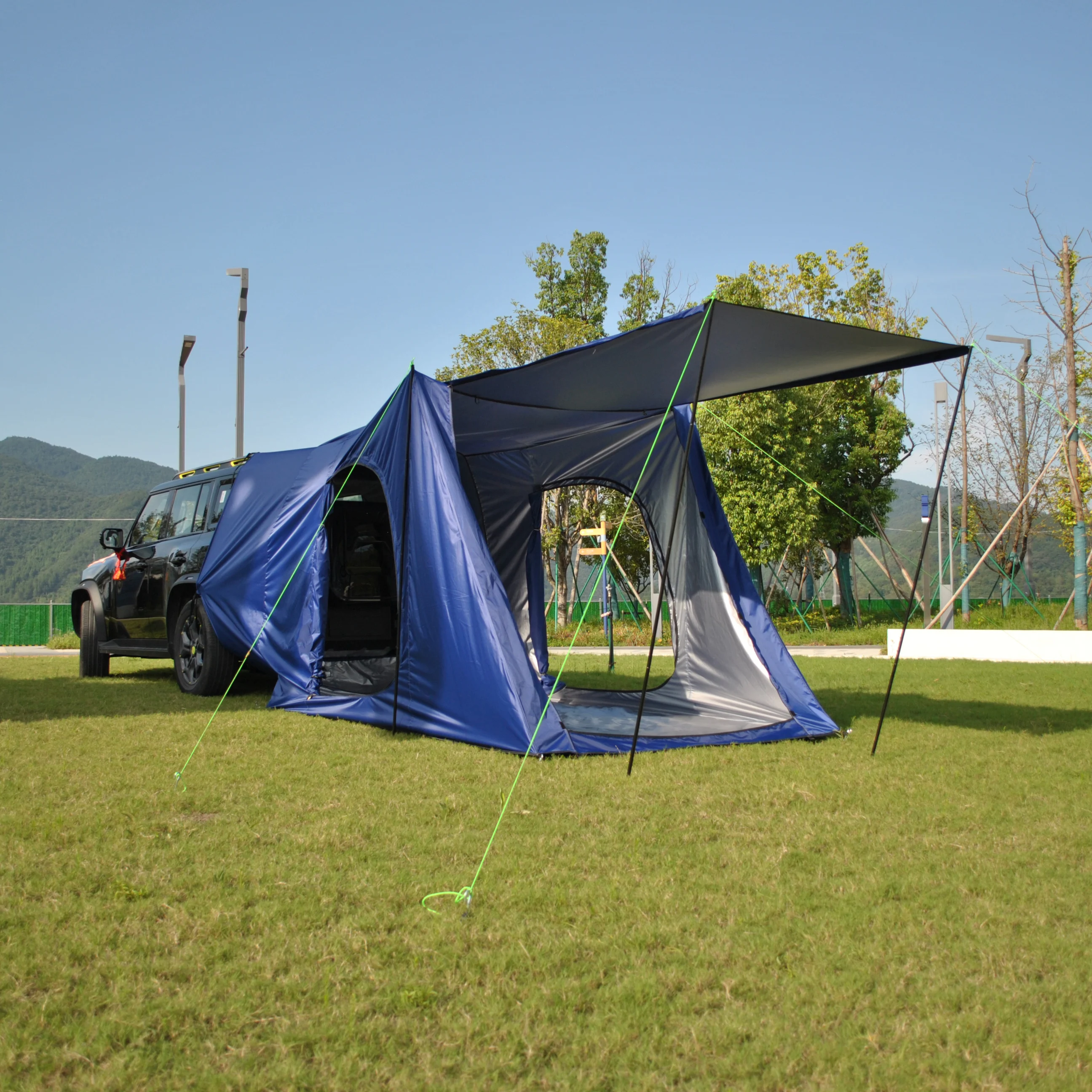 Палатка для внедорожника универсальная палатка кемпинга тройное расширяющееся