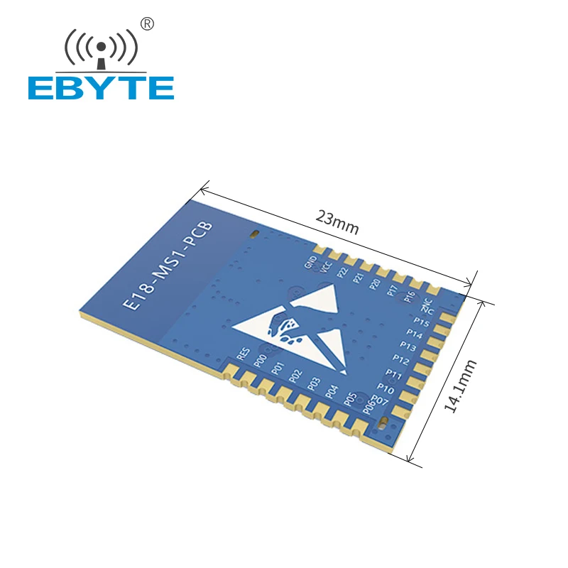 CC2530 Zigbee 2.4GHz Wireless Transmitter Receiver Zigbee Module 4 dBm EBYTE E18-MS1-PCB For Smart Home PCB Antenna Long Range