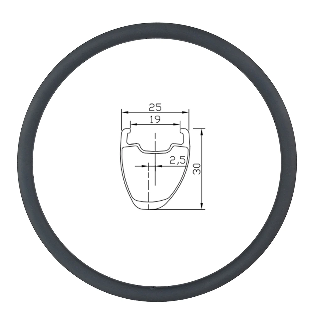 LIENGU Топ 370g 700c 30 мм Асимметричный дорожный диск углеродный обод бескамерный 25