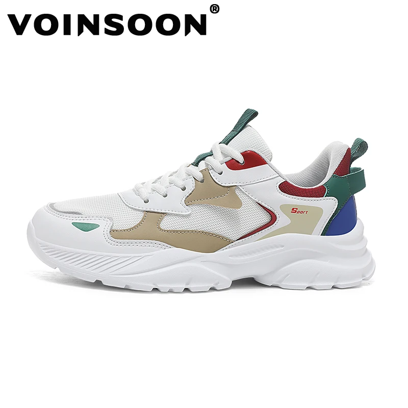 

Voinsoon Life Series Men's Sports Shoes Light Breathable Running Shoes Outdoor Running Anti-skid with Shock Absorption Sneakers