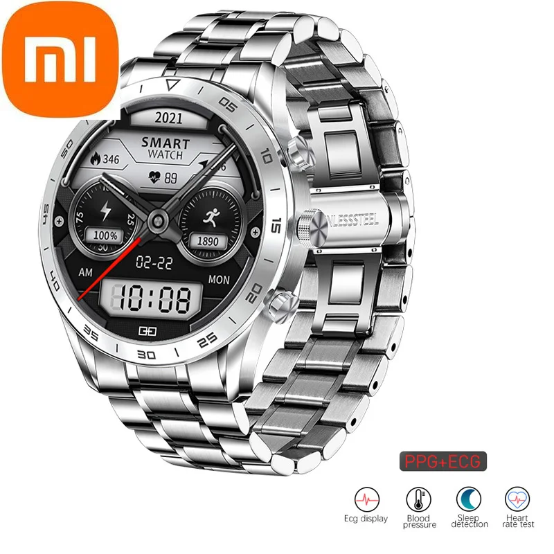 

Xiaomi ECG+PPG Smart Watch Men Heart Rate Monitor Blood Pressure Music Sleep Fitness Tracker Dial Call Sports Fashion Smartwatch