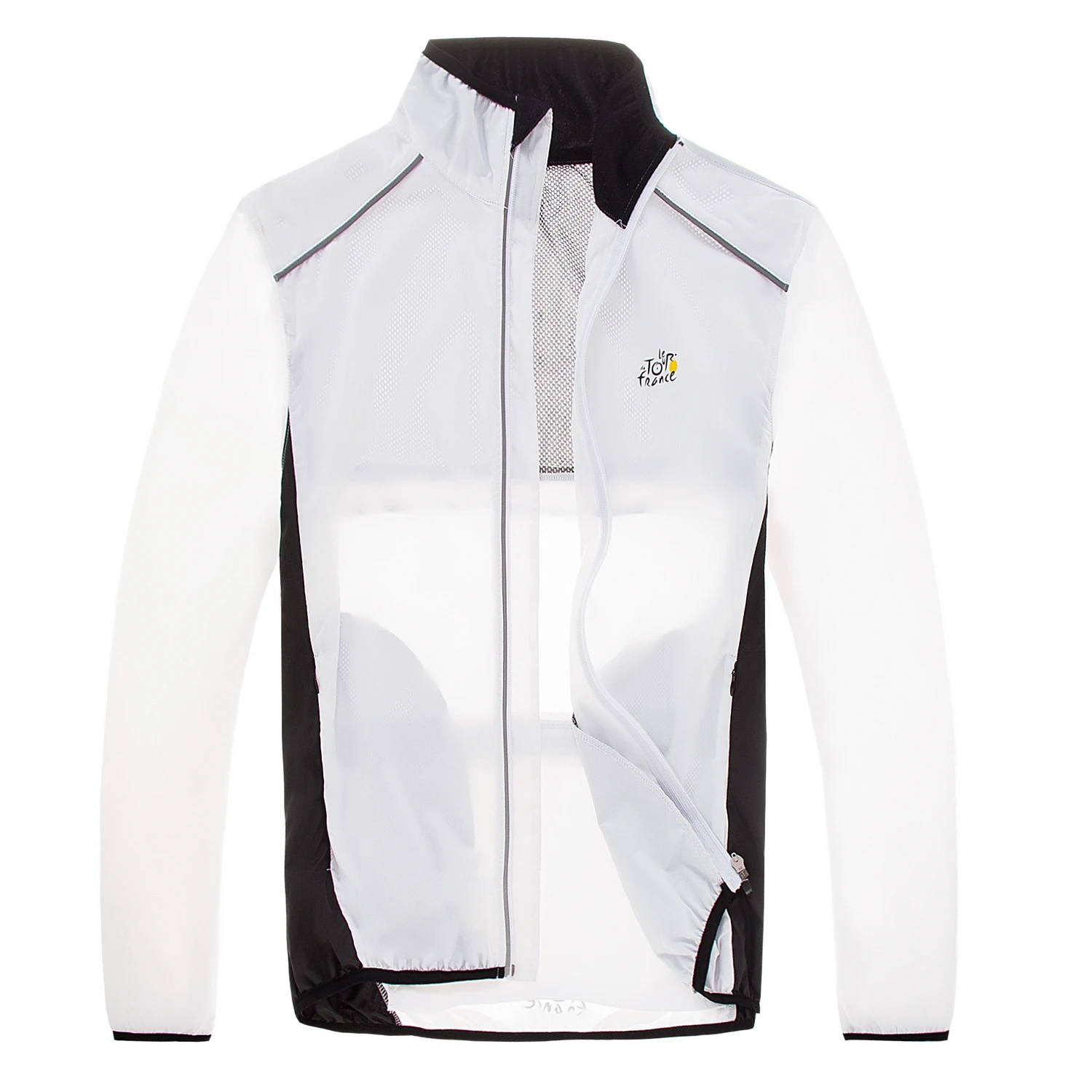 

Велосипедная куртка Tour de Frace для мужчин и женщин, дышащая ветрозащитная Светоотражающая быстросохнущая куртка из Джерси для горных велосип...