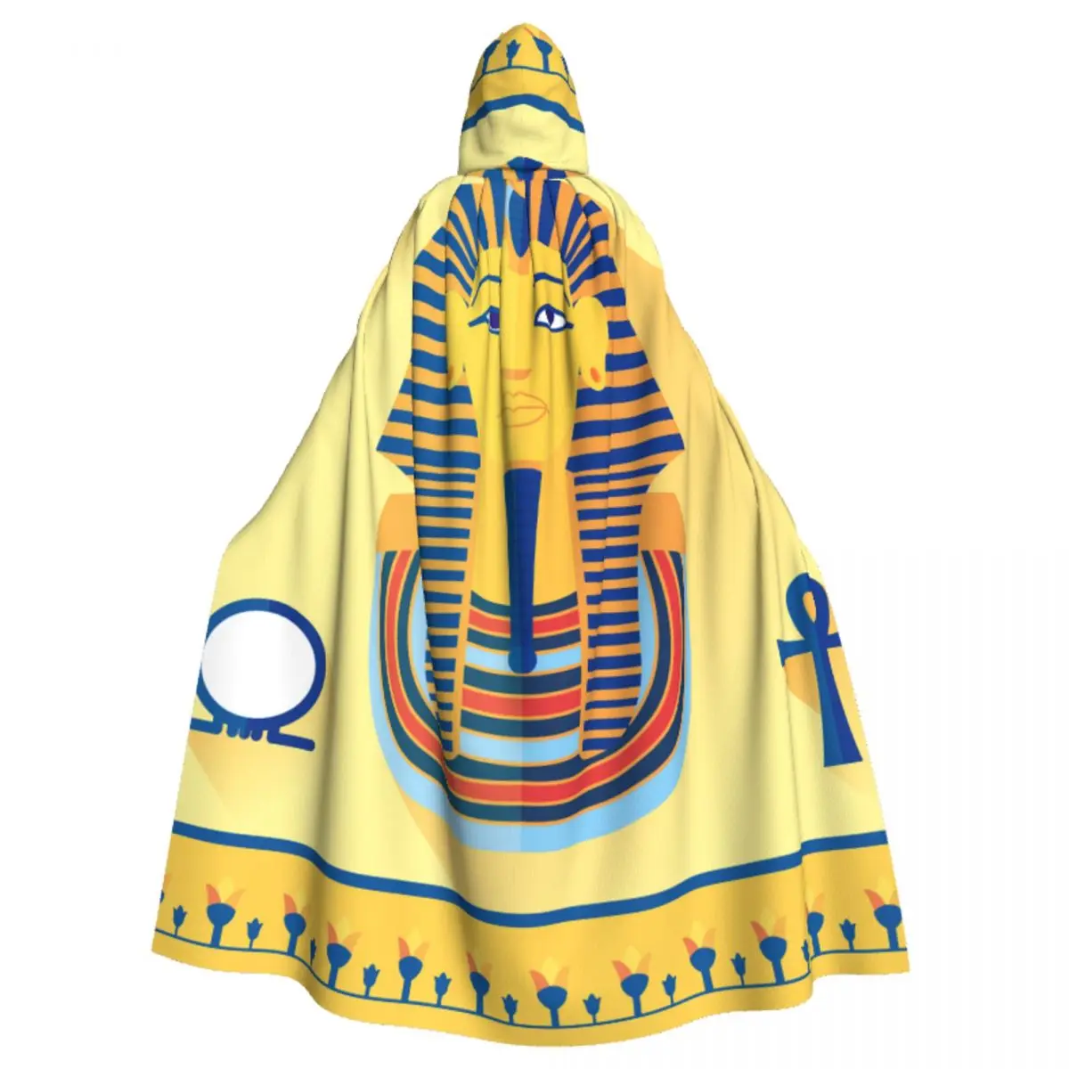 

Unisex Witch Party Reversible Hooded Adult Vampires Cape Cloak Tutankhamun Egyptian Elements