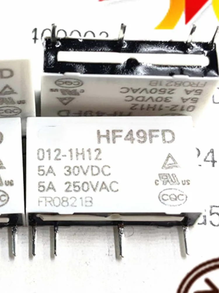 Реле 12 В HF49FD 012-1H12 12VDC 5A 4 контакта