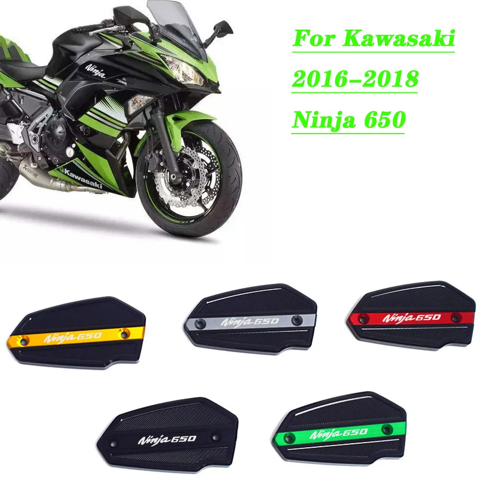 

Motorcycle Accessories Brake Fluid Reservoir Cap Oil Cylinder Cover for Kawasaki Ninja650 Ninja 650 2017 2018 2019 2020 2021