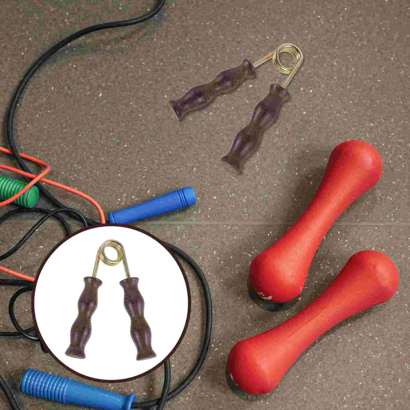 

Hand Gripper Arm Wrist Exerciser Fitness Gripper Heavy Strength Wooden Trainer