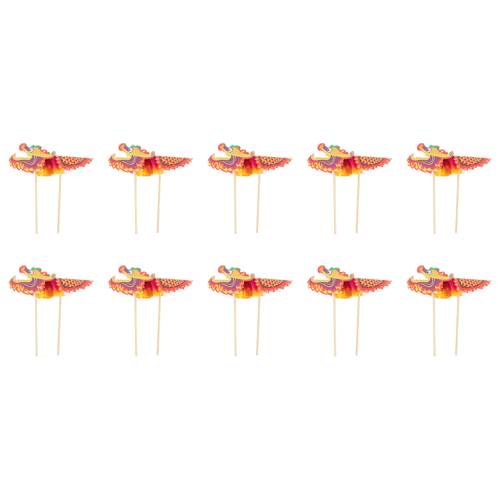 

10Sets Unfinished DIY Dragon Accessory Kids Manual Material DIY Accessory