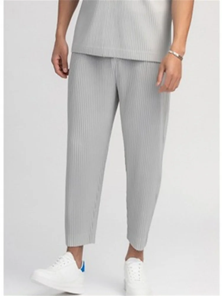 

Мужские шаровары Miyake Fold Life, мужские свободные повседневные шаровары серии HP, спортивные мужские шаровары