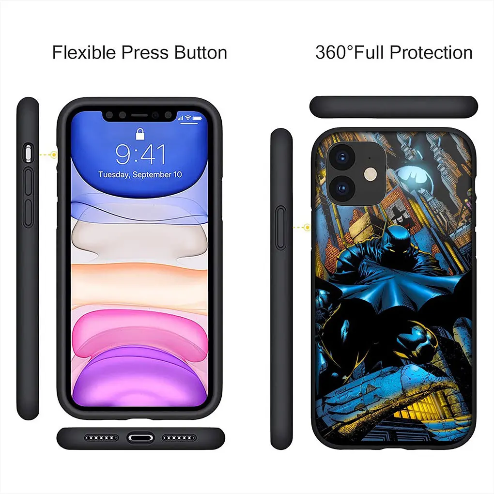 Мягкий чехол для Apple iPhone 15 14 13 12 Mini 11 Pro X XR XS Max 7 8 Plus +