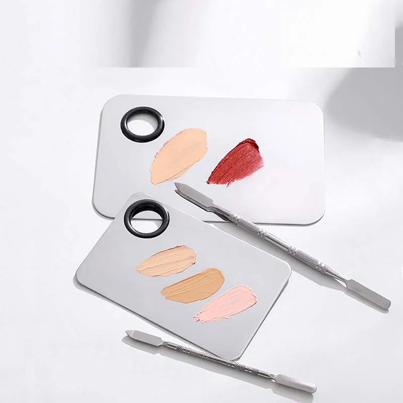 

Steel Palette Spatula Rod Gel Foundation Eye Shadow Mixing Cream Pigments Stainless Cosmetic for Makeup Nail Art Manicure Tools