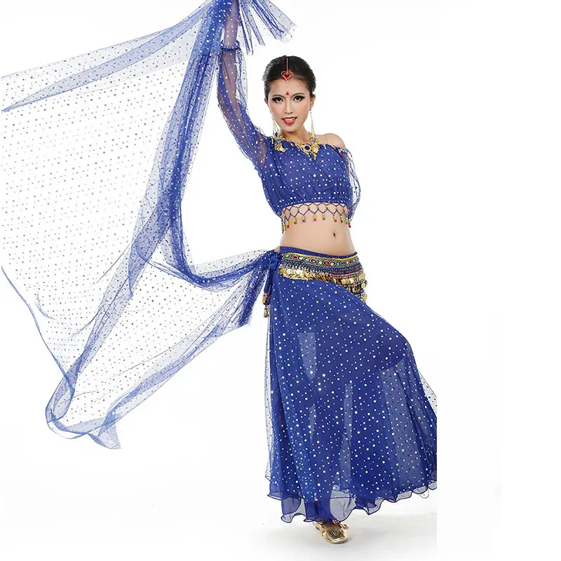 Комплект для взрослых арабского танца живота Восточный жасмин костюм косплея на