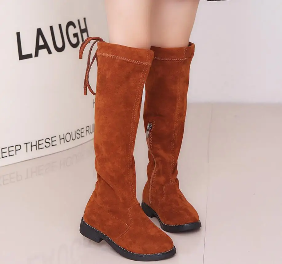 

Nice Girls Knee-high Long Boots Princess Edition Children's Tall Martin Boots 2022 Children High Kids Shoes Bota Kid Sneakers