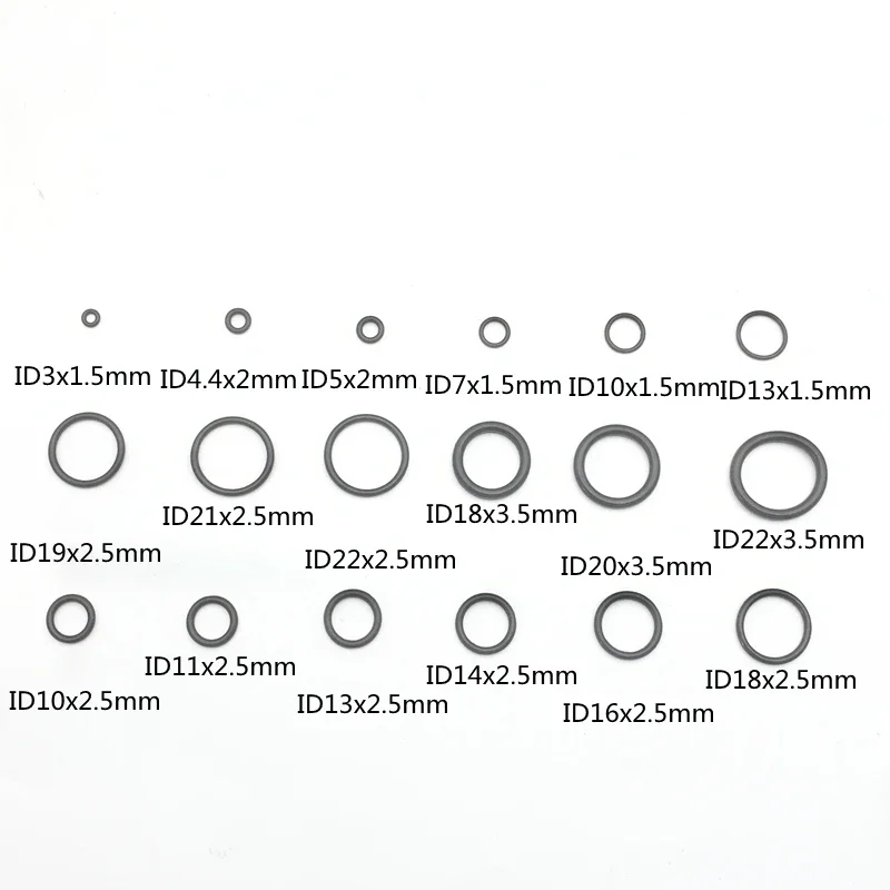 

Уплотнительные кольца, набор резиновых прокладок, устойчивое к высоким температурам резиновое кольцо, уплотнительное кольцо, комплект резиновых круглых уплотнений, 279 шт.