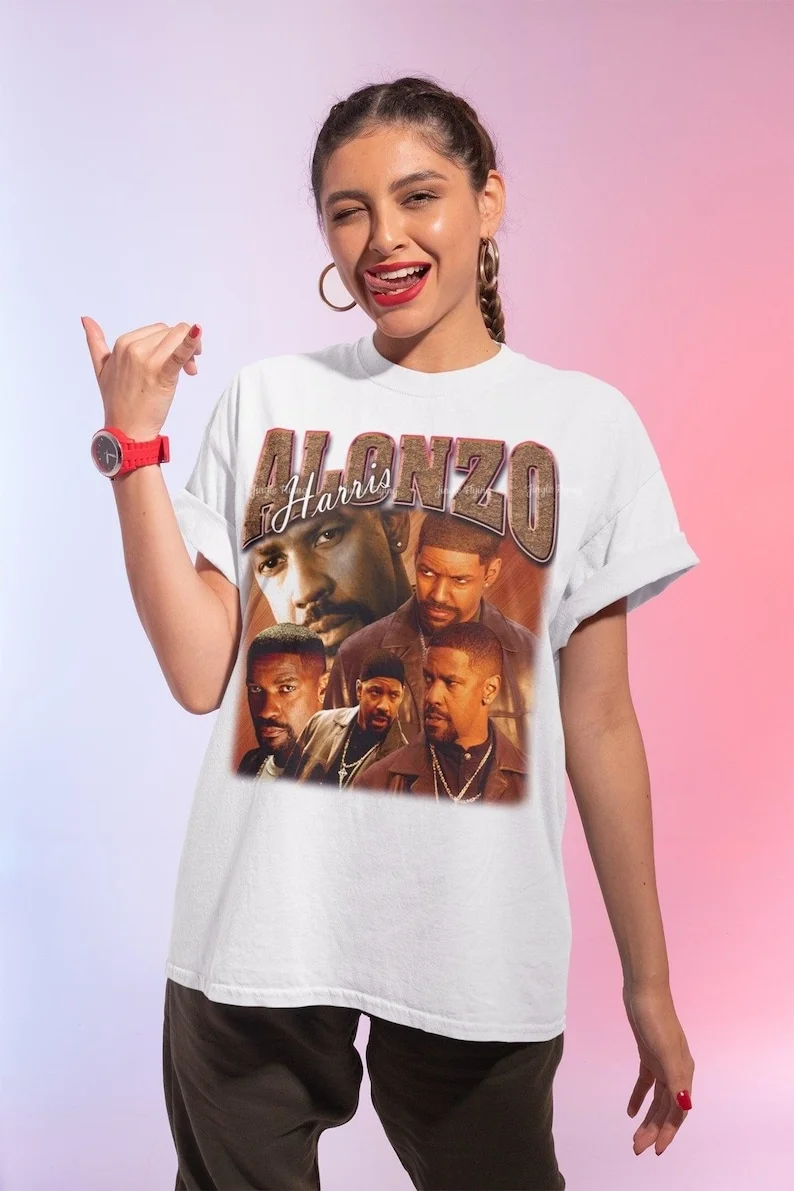 Ограниченная футболка Alonzo Harris идея подарка подарки для мужчин и женщин
