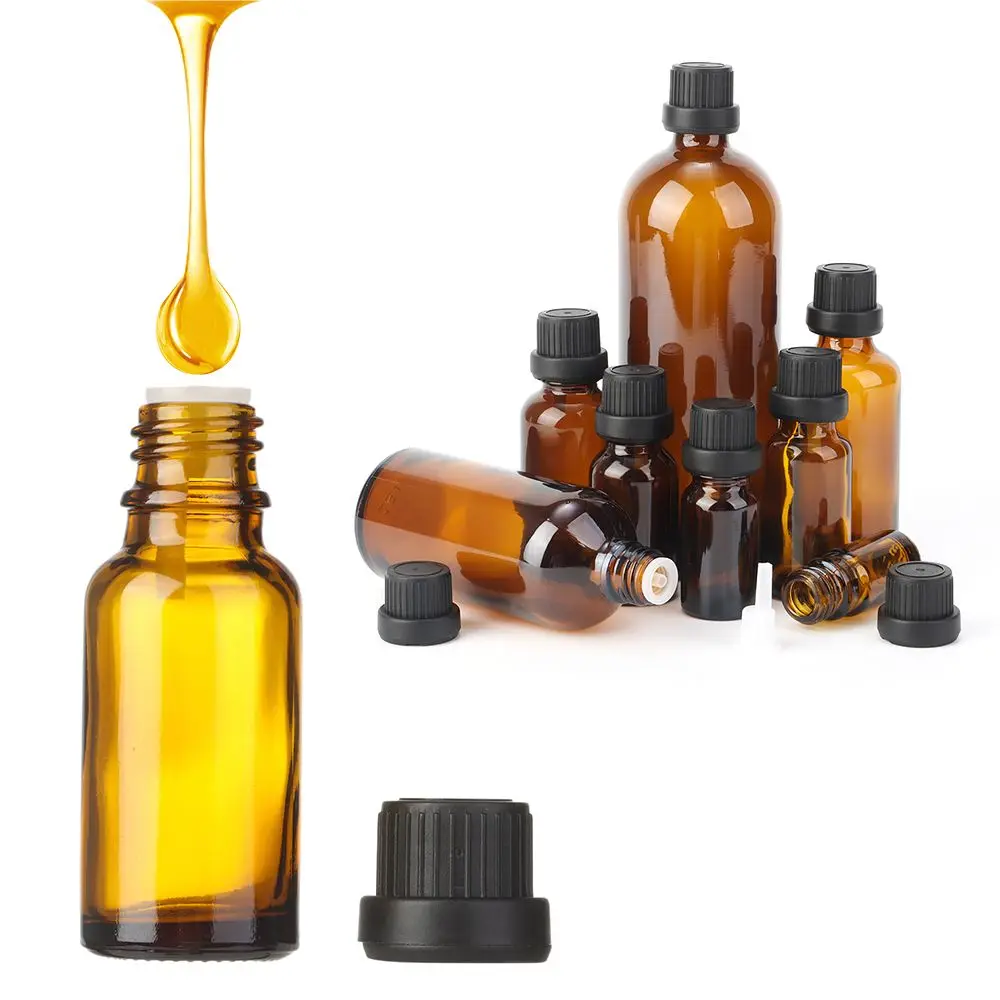 

Refillable Vials Liquid Leak Proof For Essential Oils Amber Glass Bottles Eye Dropper Bottle Perfume Aromatherapy