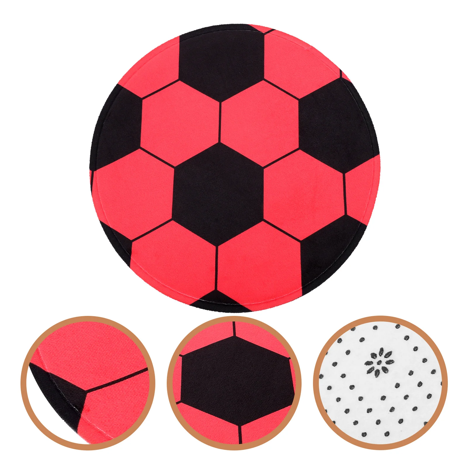 

Carpet Round Living Room Rug Rugs For Bedroom Kids Protector Office Chair Polyester (Polyester) Football Pattern Bedrooms