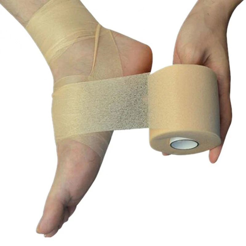 

1PC 20m Foam Cotton Skin Film Elastic Bandage Elbow Knee Pads Self-adhesive Sponge Muscle Injury Underwrap Patellar Sports Tapes