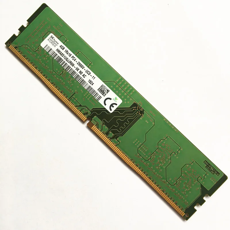 

Оперативная память для настольного компьютера SKhynix ddr4 4 Гб 2666 МГц 4 Гб 1Rx16