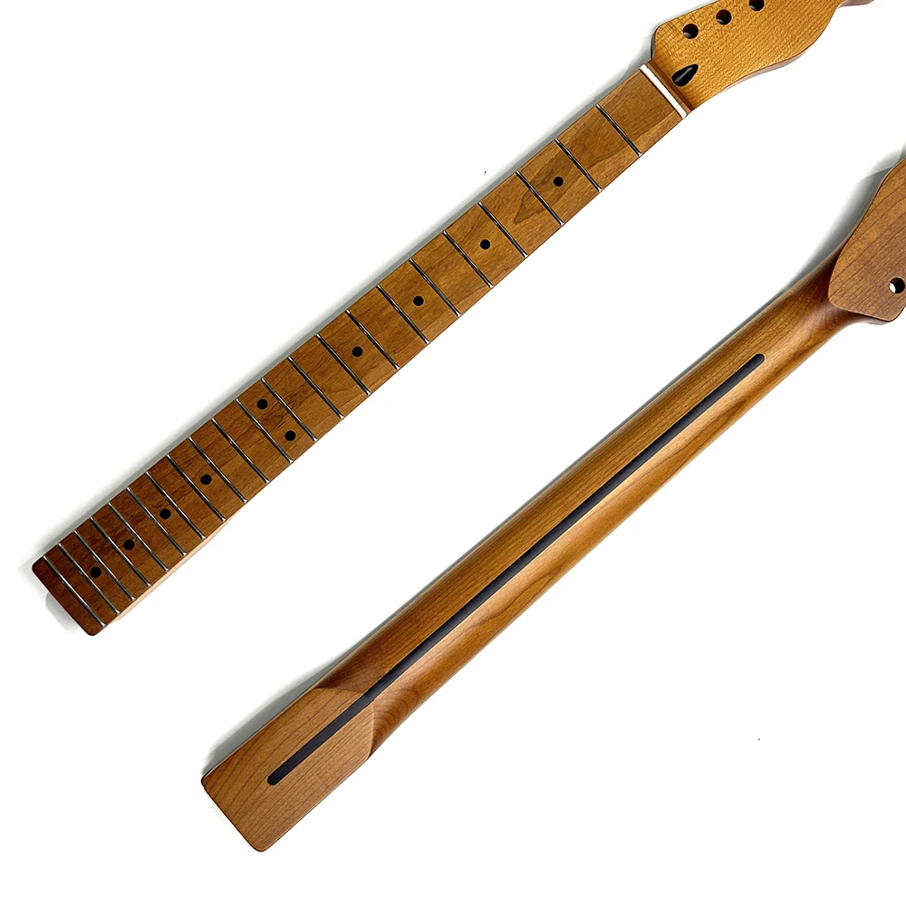 TL Neck 22 лада сатин жареный клен с полосой из розового дерева Замена шеи гитары в