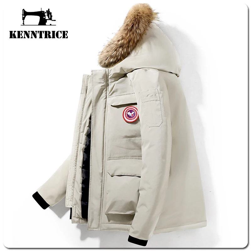 Kenntrice Fashion Parkas Jackets Youth colorful Trend Style Thermal Hooded Couples Dress Snow Windshield Cold Proof Big Yards