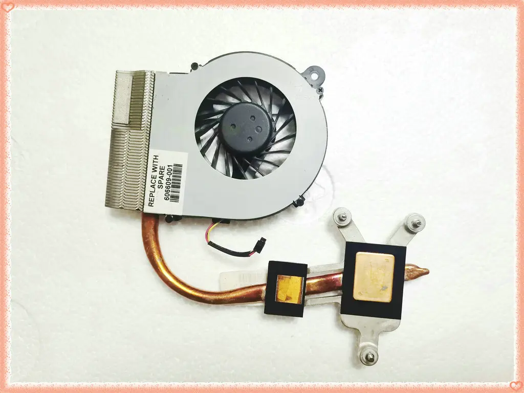 606609-001 кулер для HP CQ42 CQ62 G42 G62 радиатор охлаждения процессора с вентилятором AMD UMA