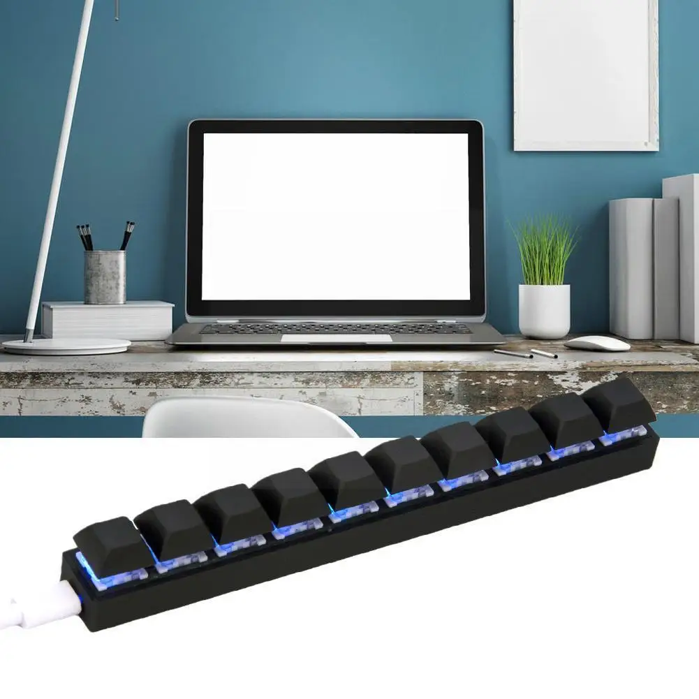 

Мини-клавиатура, тестер осей колеса, Игровая клавиатура, переключатель, механическая программируемая клавиатура, DIY Gaming V2A8