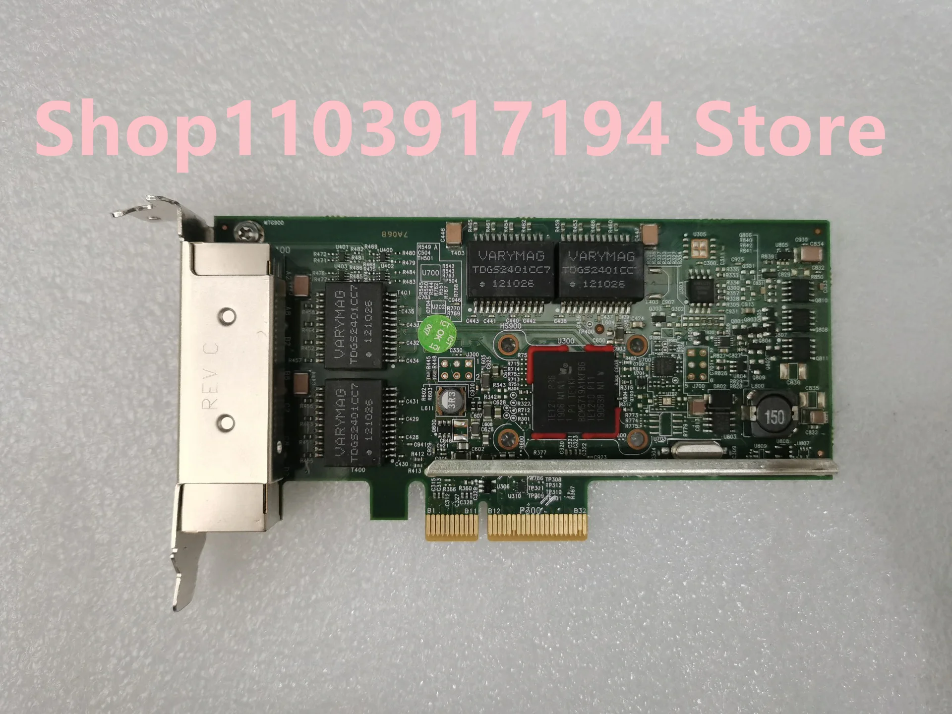 Четырехпортовая гигабитная сетевая карта 0KH08P 0TMGR6 для DELL BCM5719 R730 сетевой адаптер