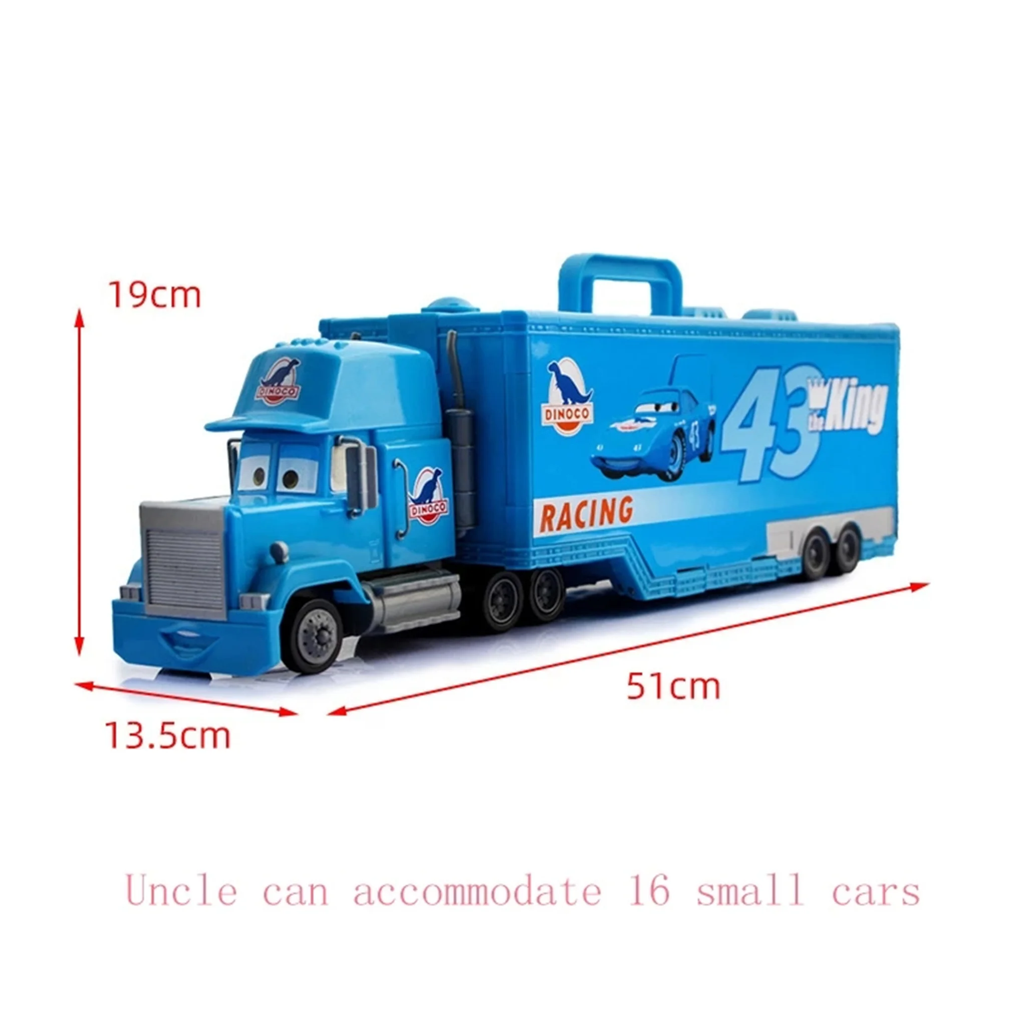 

Большой размер Disney Pixar тачки большой грузовик корзина Молния Маккуин Мак дядя грузовик Джексон шторм грузовик мат литая игрушка автомобиль