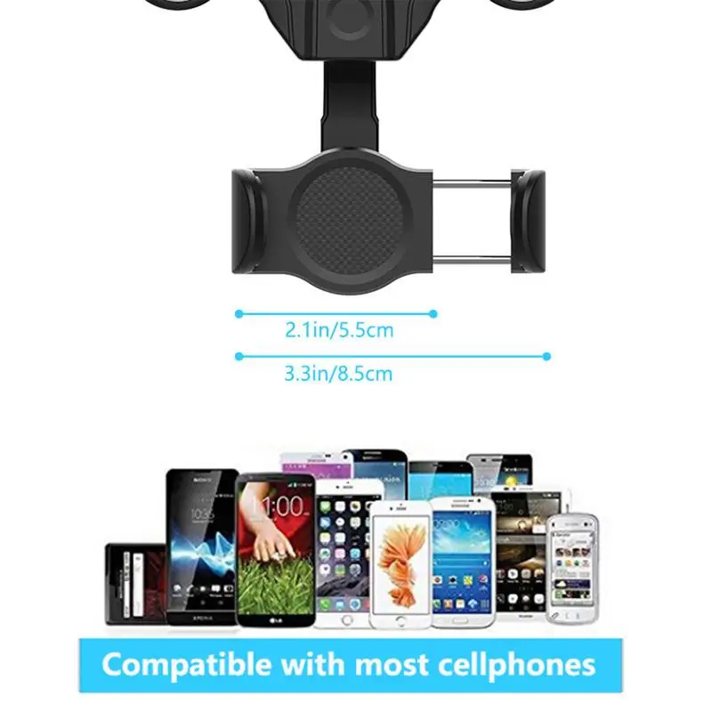 

Rearview Mirror Phone Holder Rotatable And Retractable Car Phone Holder Car Rearview Mirror Bracket Universal Phone GPS Holder