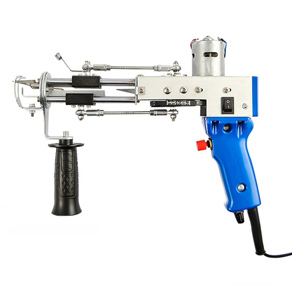 

Electric Carpet Tufting Gun Weaving Machine Professional Flocking Device Embroidery Tool Cut-Pile Loop Pile Knitting Equipment