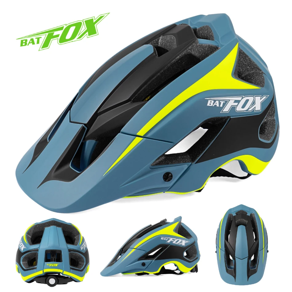 

BATFOX 2023 New Ultralight Bicycle Helmet MTB Cycling Helmet capacete ciclismo Mountain casco ciclismo mtb Men Women Bike Helmet