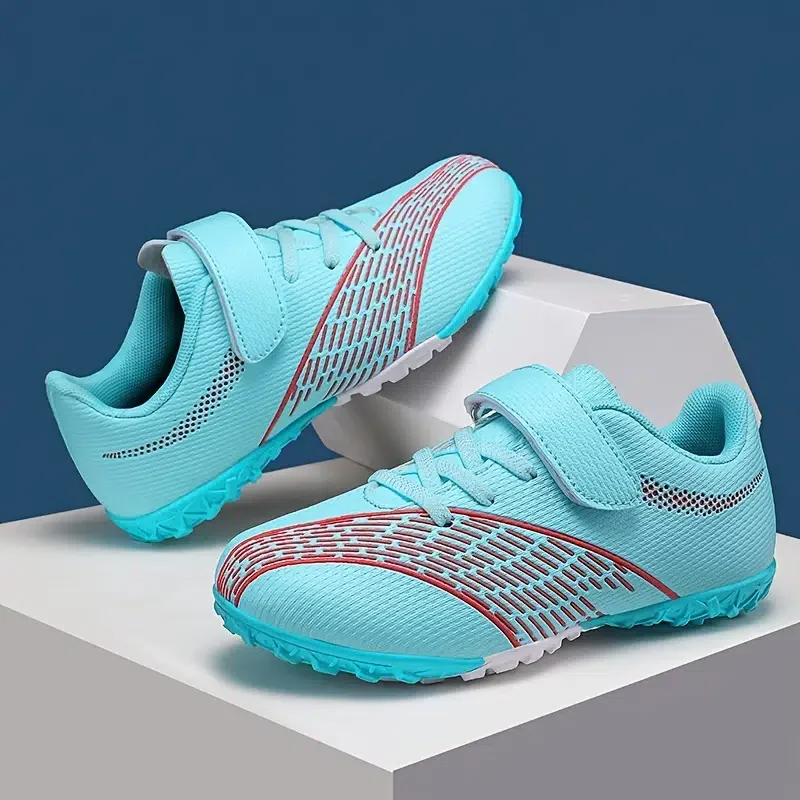 New Kid's Breathable Anti-slip Cleat Lightweight Durable Softness Sneakers For Outdoor Running Training