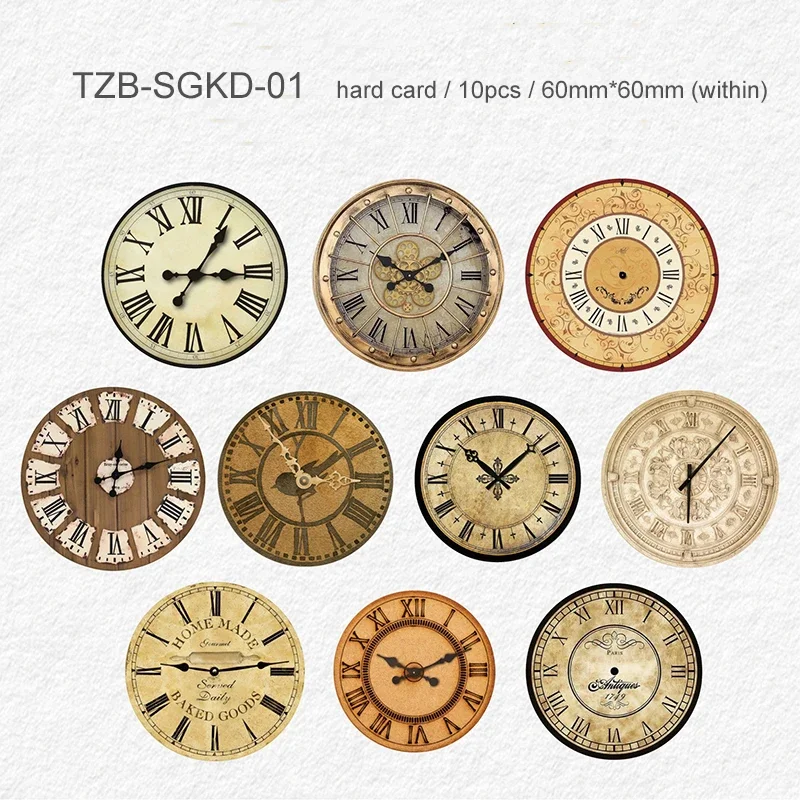 

Jianwu Time Scale Series винтажные часы наклейки для скрапбукинга