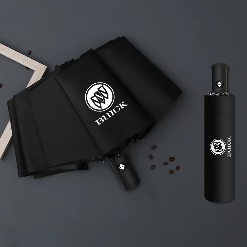 

Автоматический складной ветрозащитный солнцезащитный зонт с логотипом автомобиля для Buick Verano Regal Encore Enclave Royaum Park Avenue Envista GL8 GL6