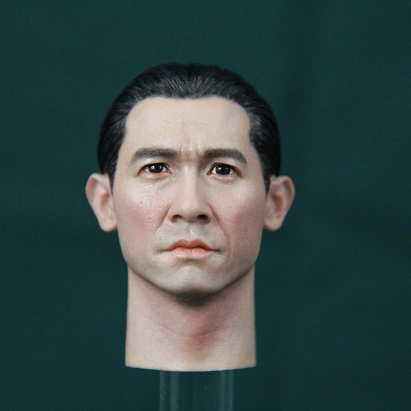 

Hot Sale Hand Painted 1/6 Male Soldier Head Sculpt Carving Model Tony Leung Chiu Wai for 12'' PH TBL Action Figure