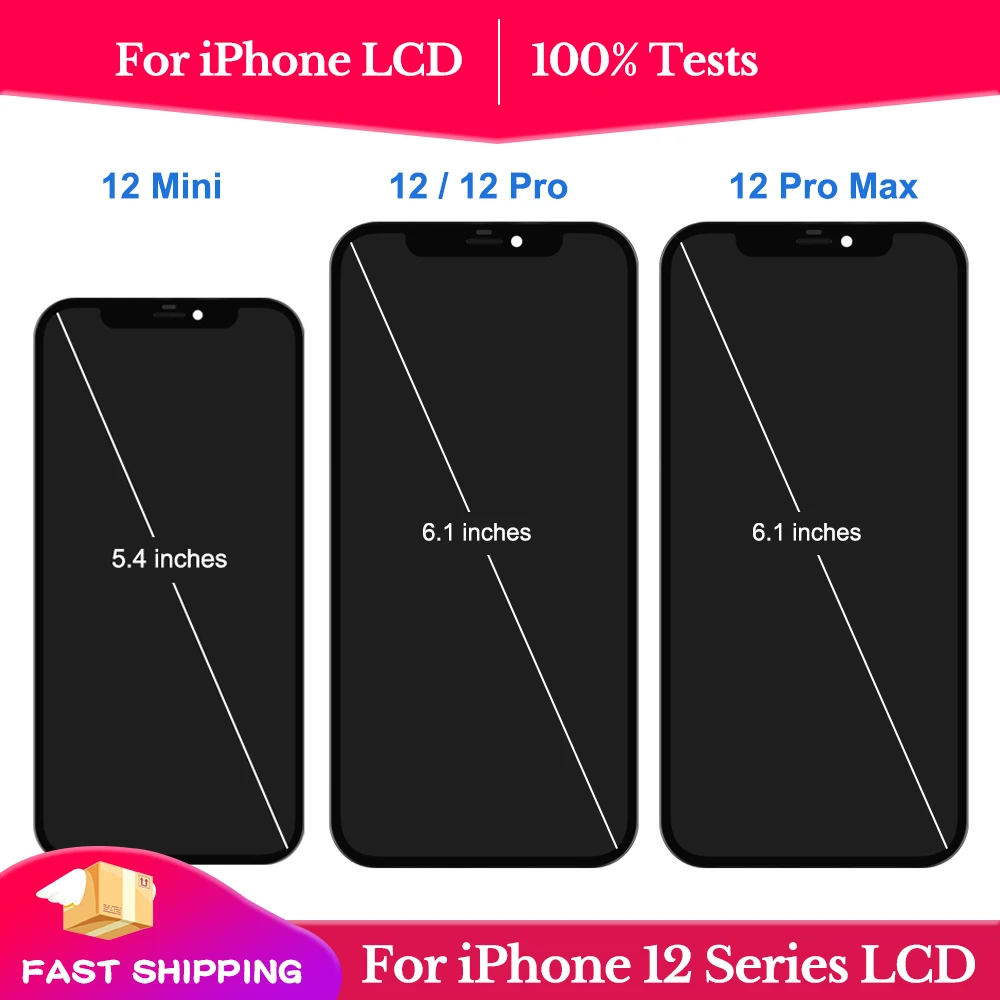 AAA + incell для iphone 12 Pro Max ЖК-экран дигитайзер в сборе запасные части Iphone мини-экран