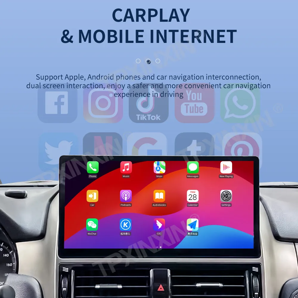 12 5-дюймовый мультимедийный плеер для Lexus GX400 GX460 2009-2021 автомобильный