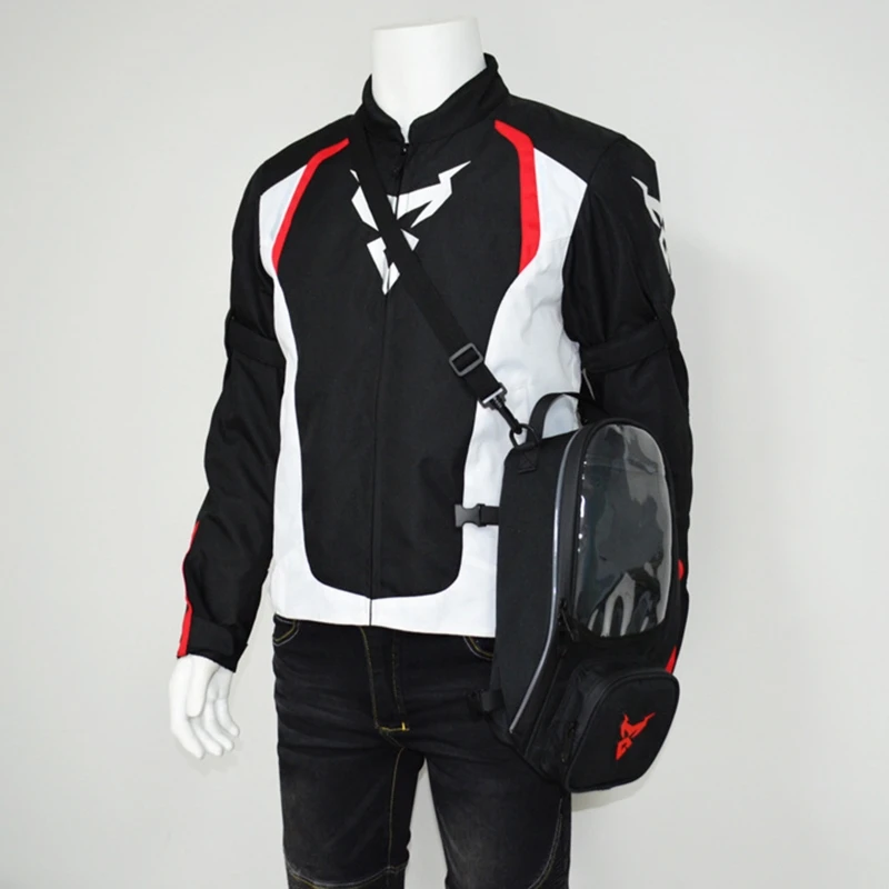 

Motorcycle Tank Bag Waterproof Motorcycle Luggage Bags with Strong Magnetic Transparent Pocket Universal D7YA