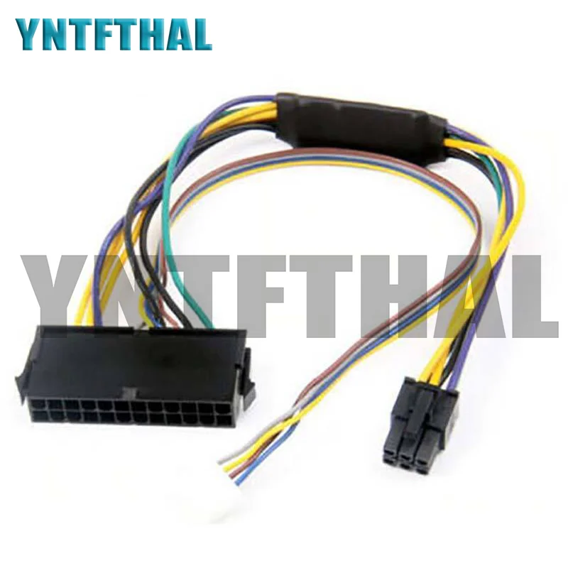 Адаптер питания для материнской платы, 24 контакта, с двумя портами, 6 контактов, Elite 8100 8200 800G1 30 см 18AWG