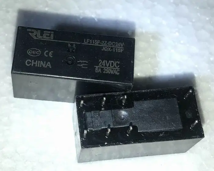 Новинка LF115F-2Z-DC24V (115F-2C-24V-8A) Реле 8 контактов |